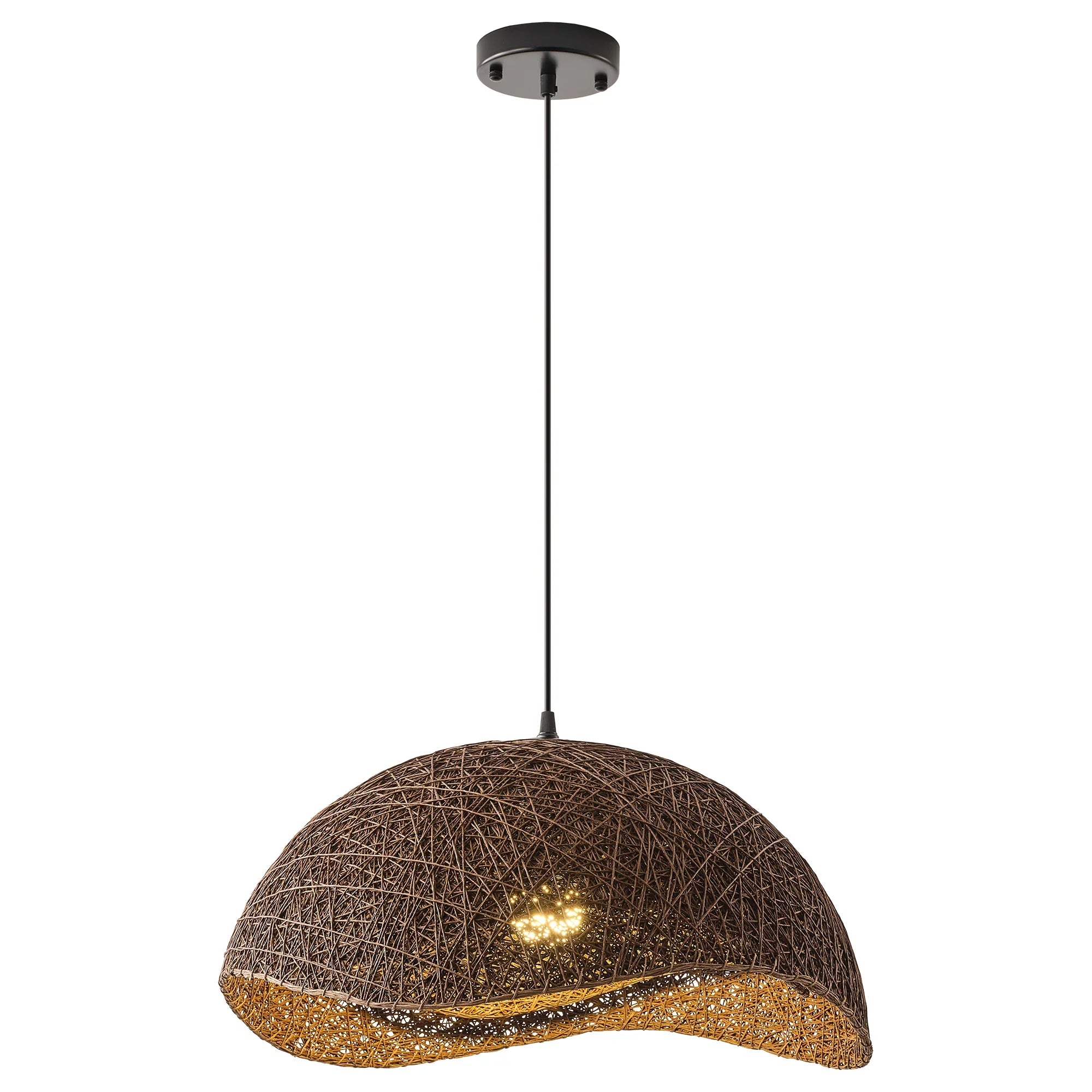20" Sandy Bohemian Island Pendant Light