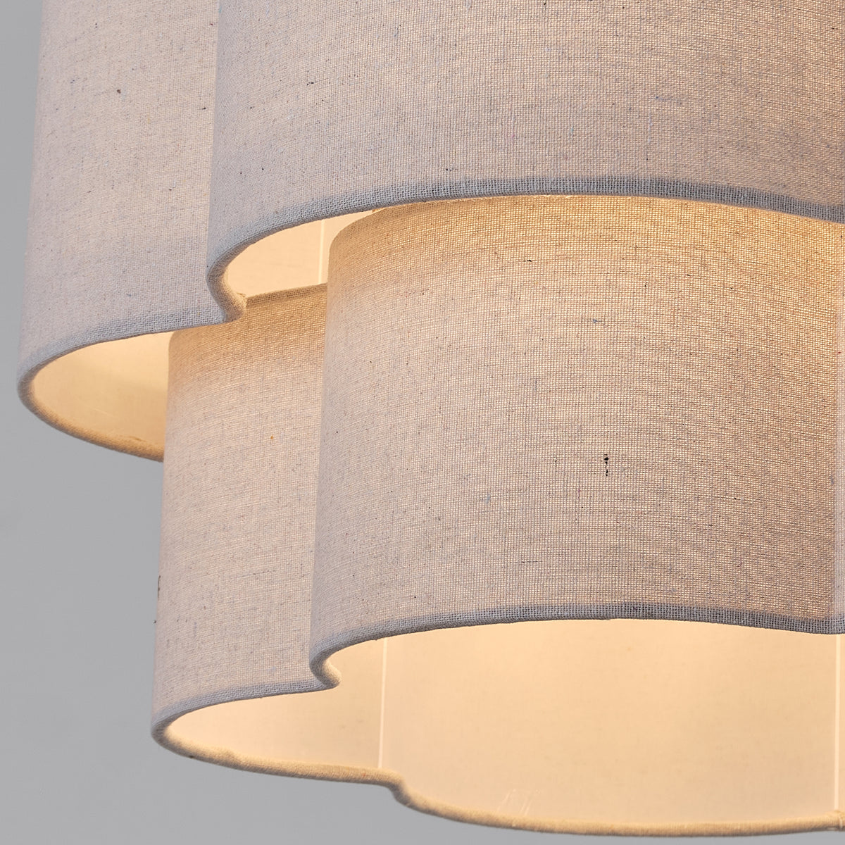 Elowen 6-Light Layered Fabric Pendant Light
