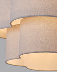 Elowen 6-Light Layered Fabric Pendant Light
