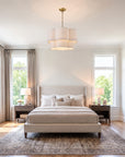 Elowen 6-Light Layered Fabric Pendant Light