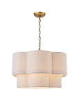 Elowen 6-Light Layered Fabric Pendant Light