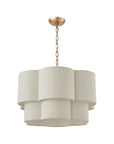Elowen 6-Light Layered Fabric Pendant Light