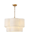 Elowen 6-Light Layered Fabric Pendant Light