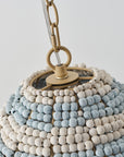 15" Beaded Dome Pendant Light