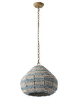 15" Beaded Dome Pendant Light