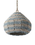 15" Beaded Dome Pendant Light