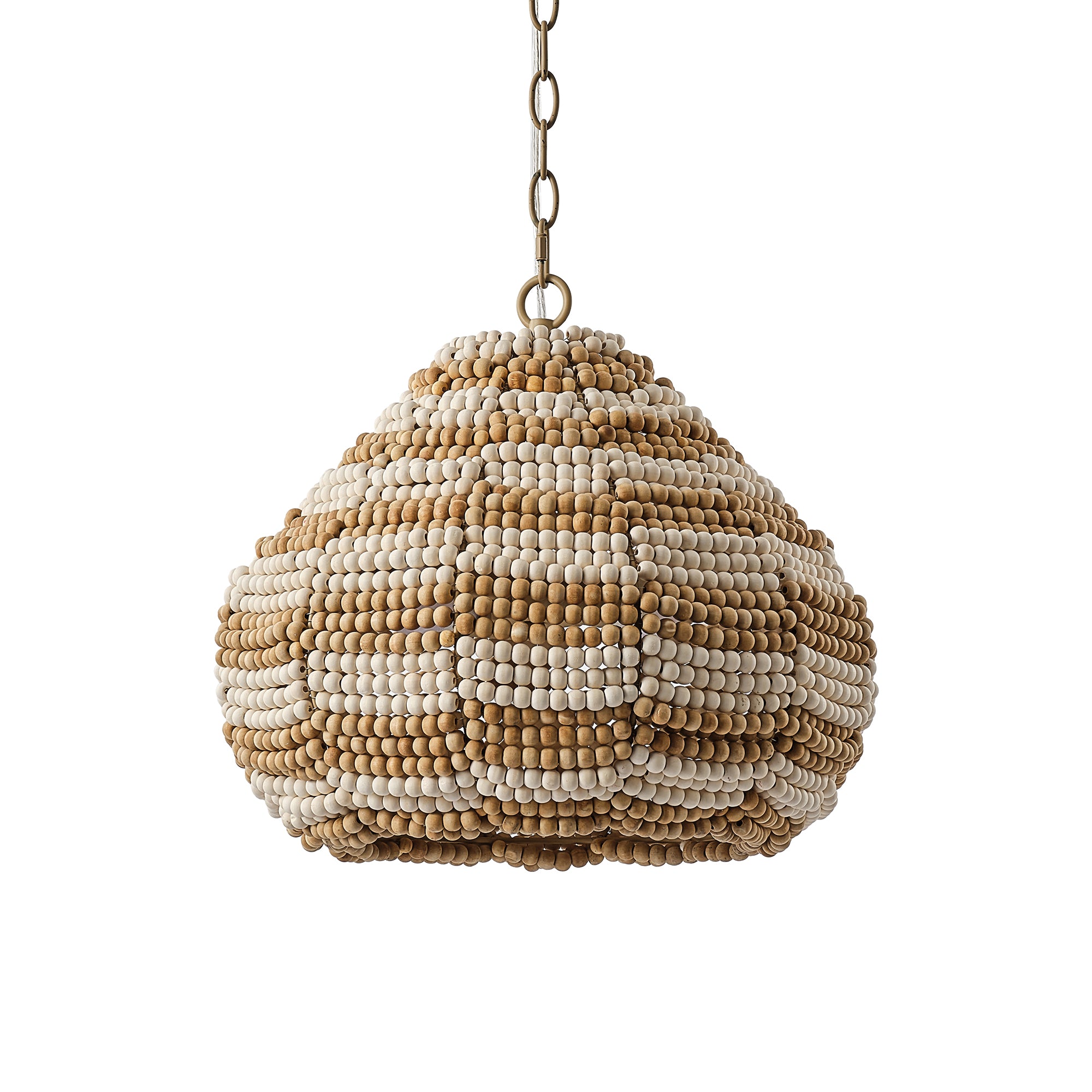15" Beaded Dome Pendant Light