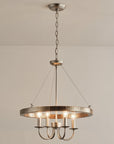 Modern Iron 4-Light Pendant Light with Acrylic Lens