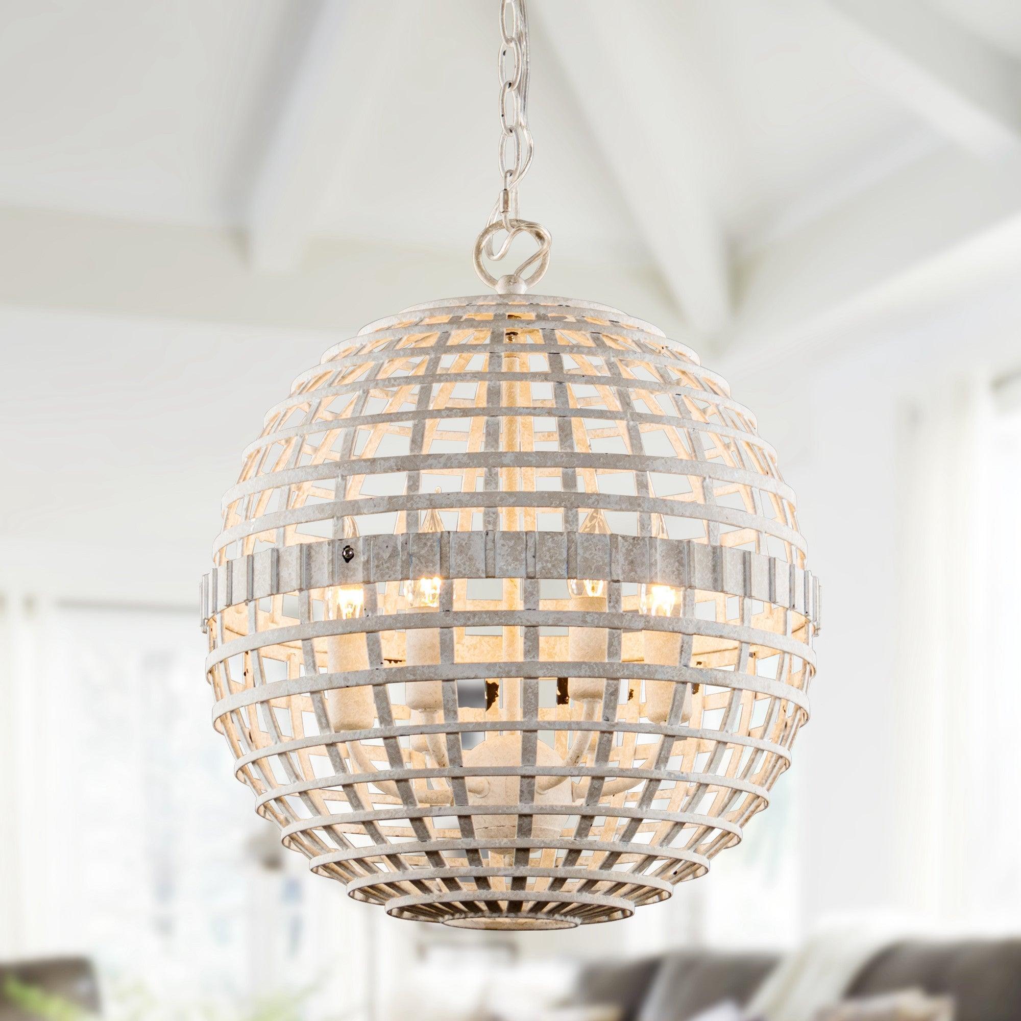 Vintage Farmhouse 6-Light Globe Pendant Light
