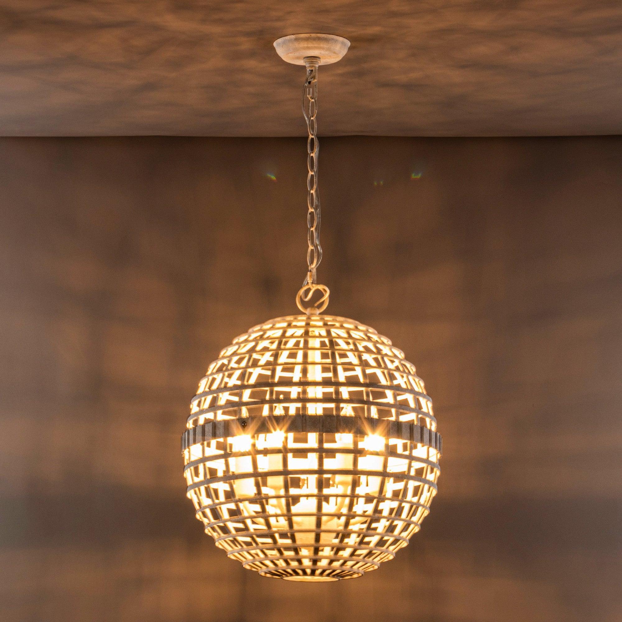 Vintage Farmhouse 6-Light Globe Pendant Light