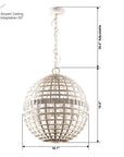 Vintage Farmhouse 6-Light Globe Pendant Light