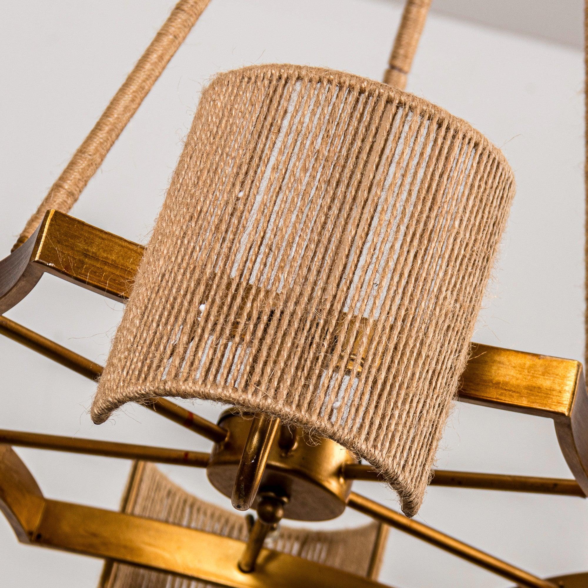 Modern Farmhouse Linear Pendant 6 Light for Bedroom