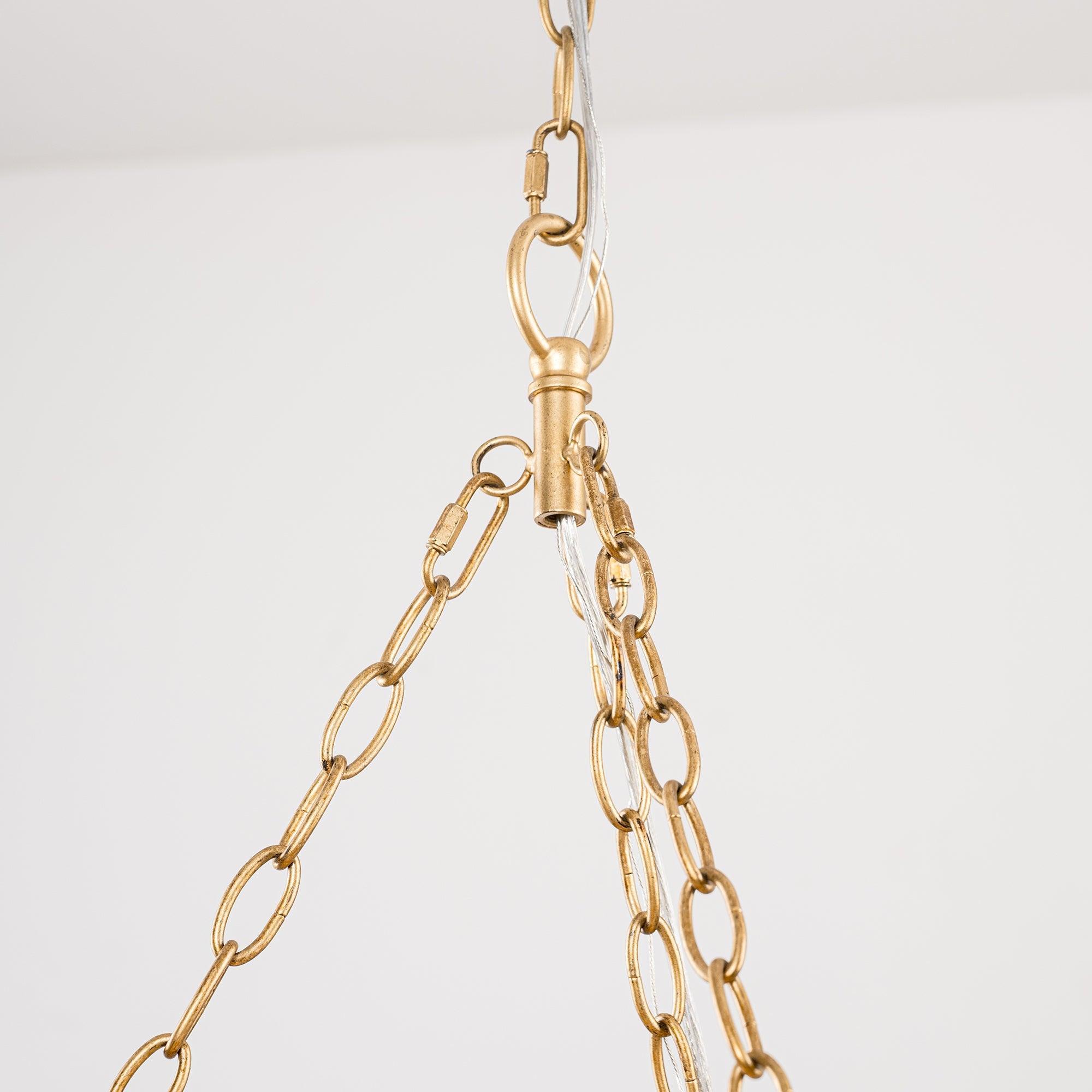 Coastal Farmhouse Wabi-Sabi 3-Light Rattan Bowl Pendant Light