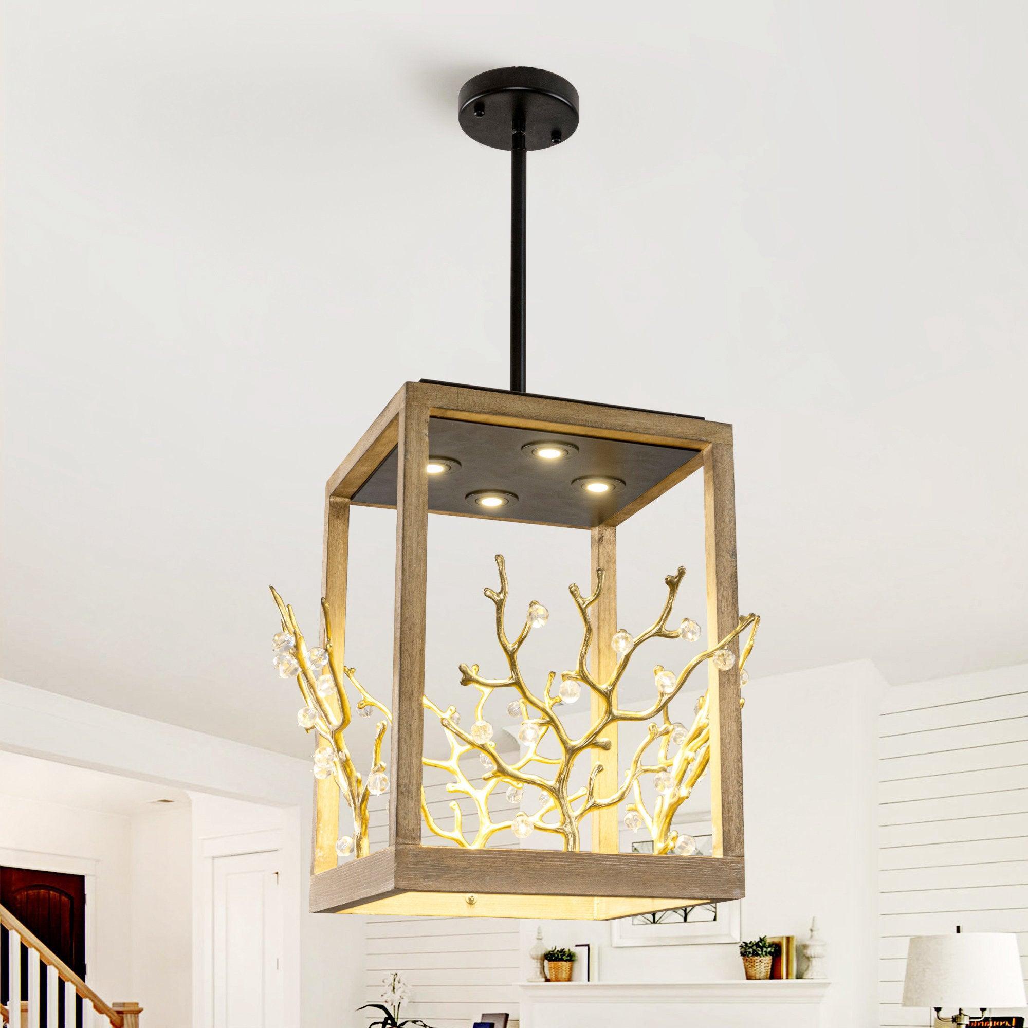 Modern Branches 4-Light Pendant Light
