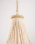 Modern Golden Farmhouse 4-Light Dry Rated Chandelier