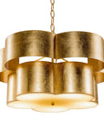 Industrial Farmhouse Golden 5-Light Iron Pendant Light