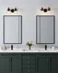 Brighton Dark Bronze 2-Light Dimmable Bathroom Vanity Light