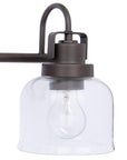 Brighton Dark Bronze 3-Light Dimmable Bathroom Vanity Light