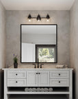 Brighton Dark Bronze 3-Light Dimmable Bathroom Vanity Light
