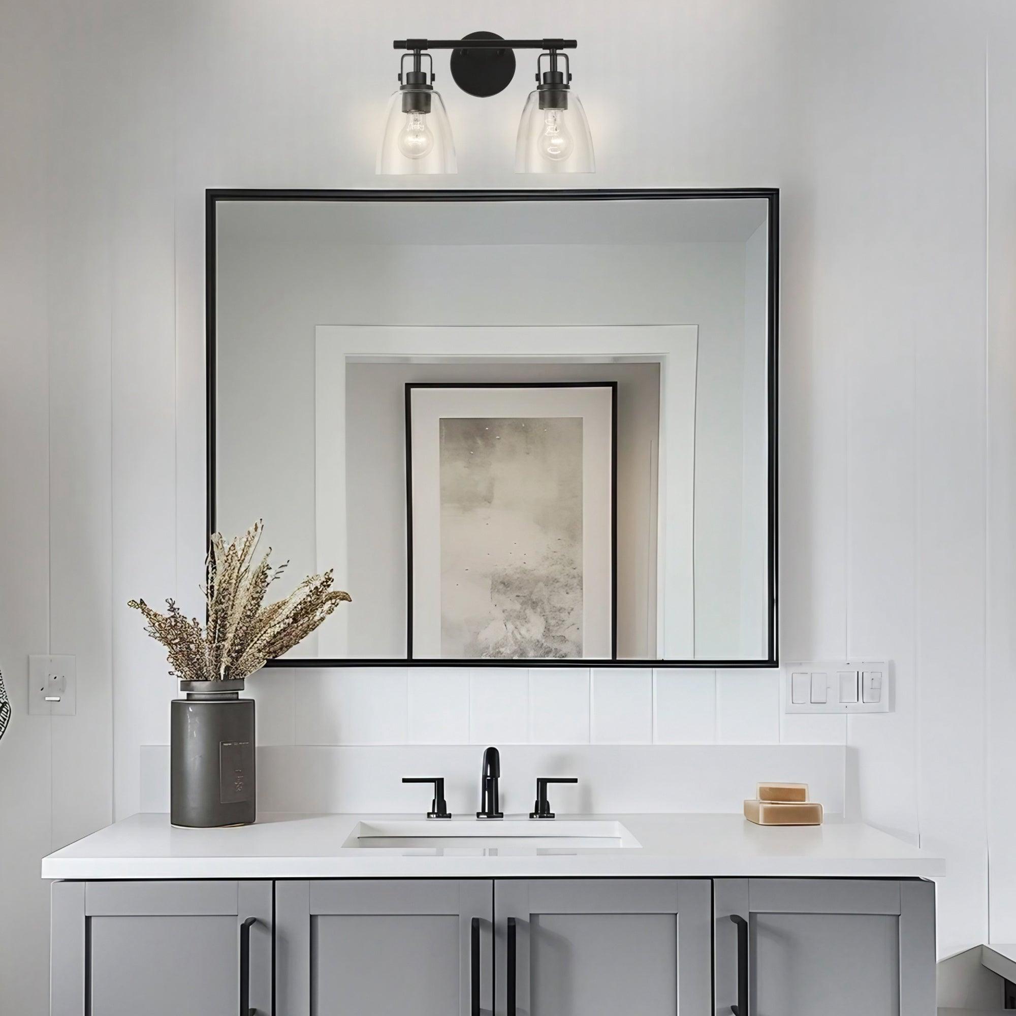 Modern Farmhouse Brilliance 2-Light Vanity Light