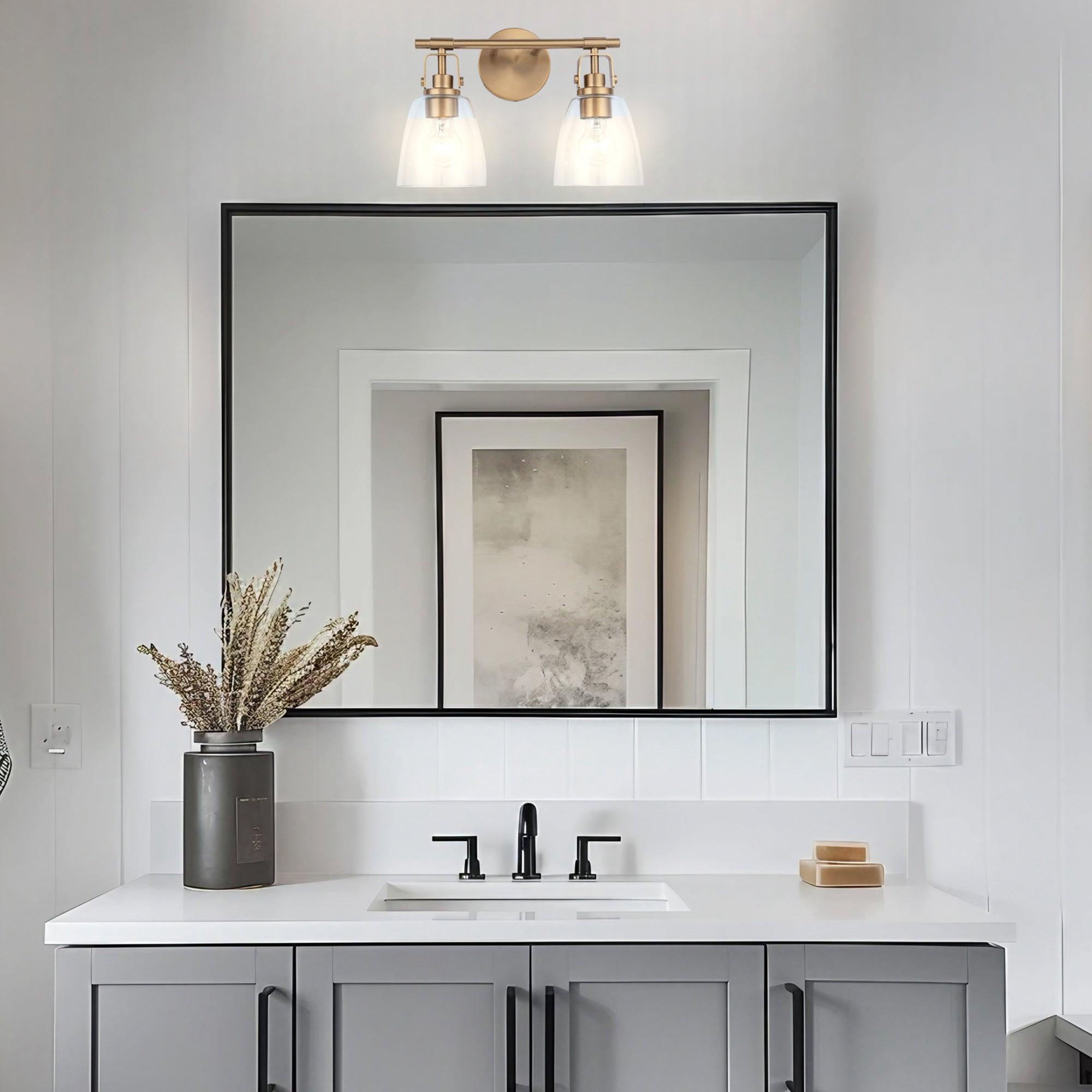 Modern Farmhouse Brilliance 2-Light Vanity Light
