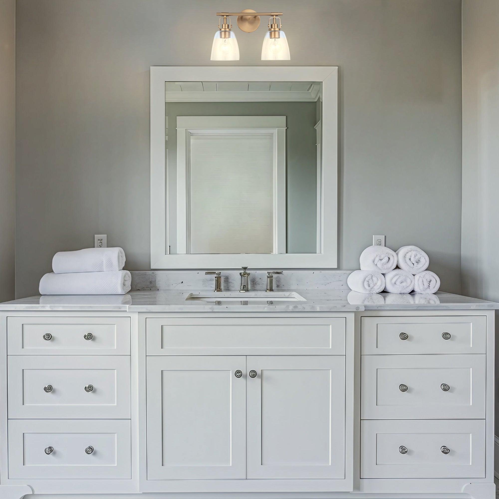 Modern Farmhouse Brilliance 2-Light Vanity Light