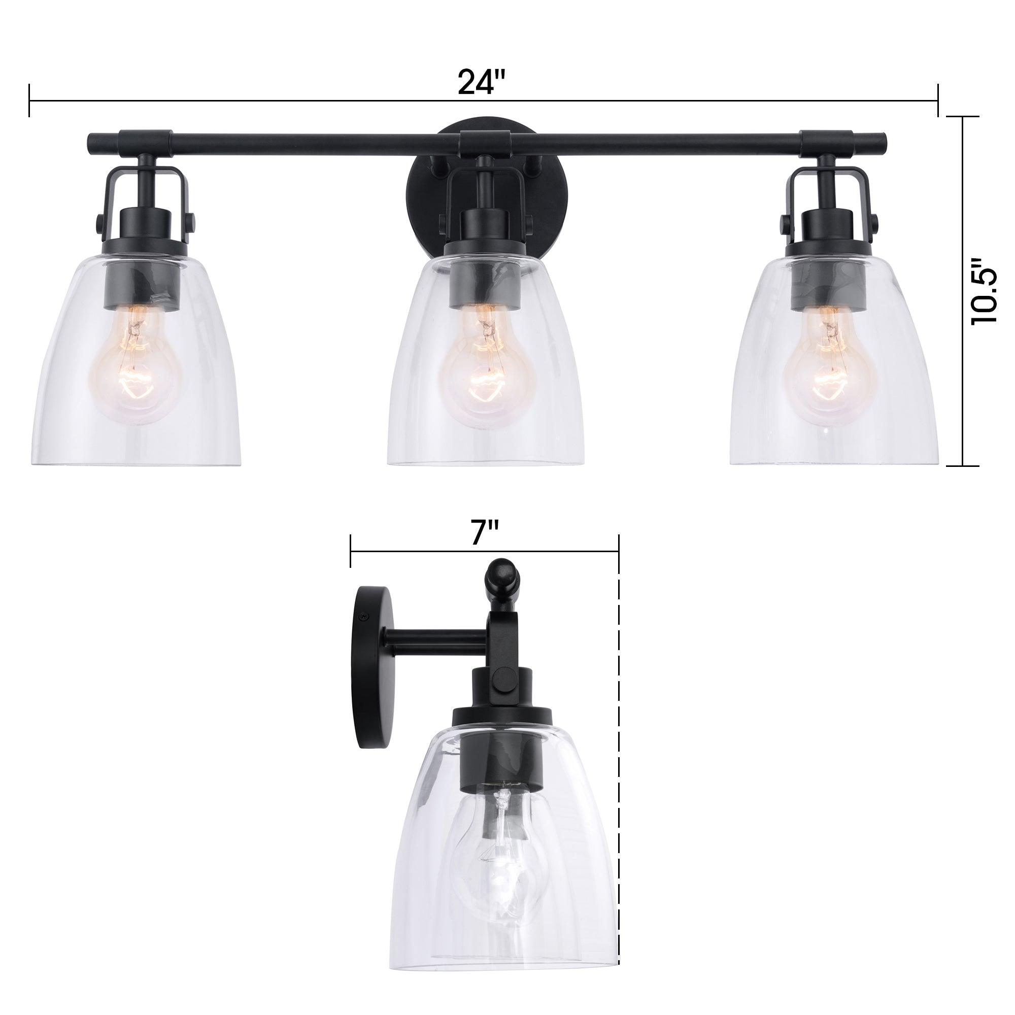 Modern Farmhouse Brilliance 3-Light Vanity Light