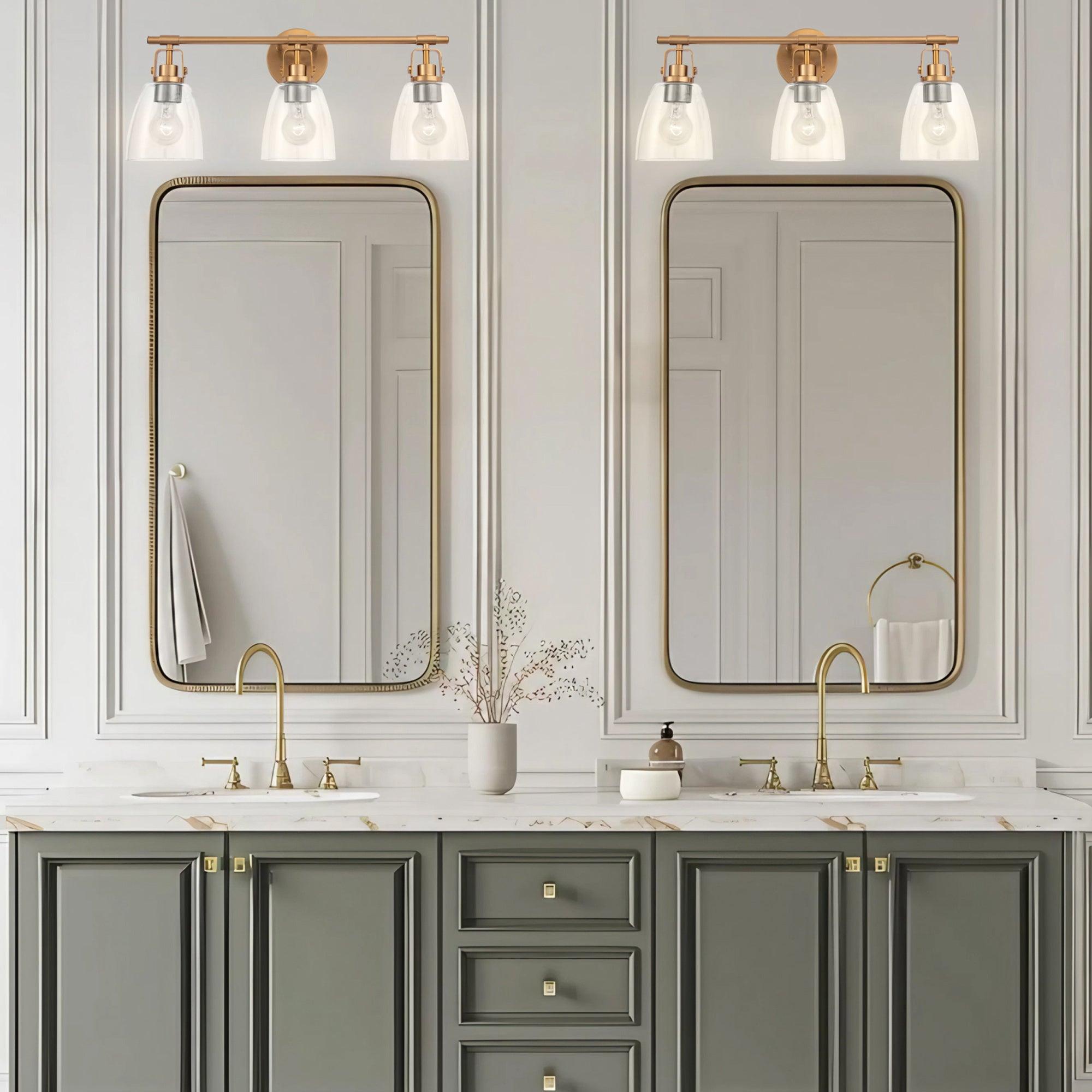 Modern Farmhouse Brilliance 3-Light Vanity Light