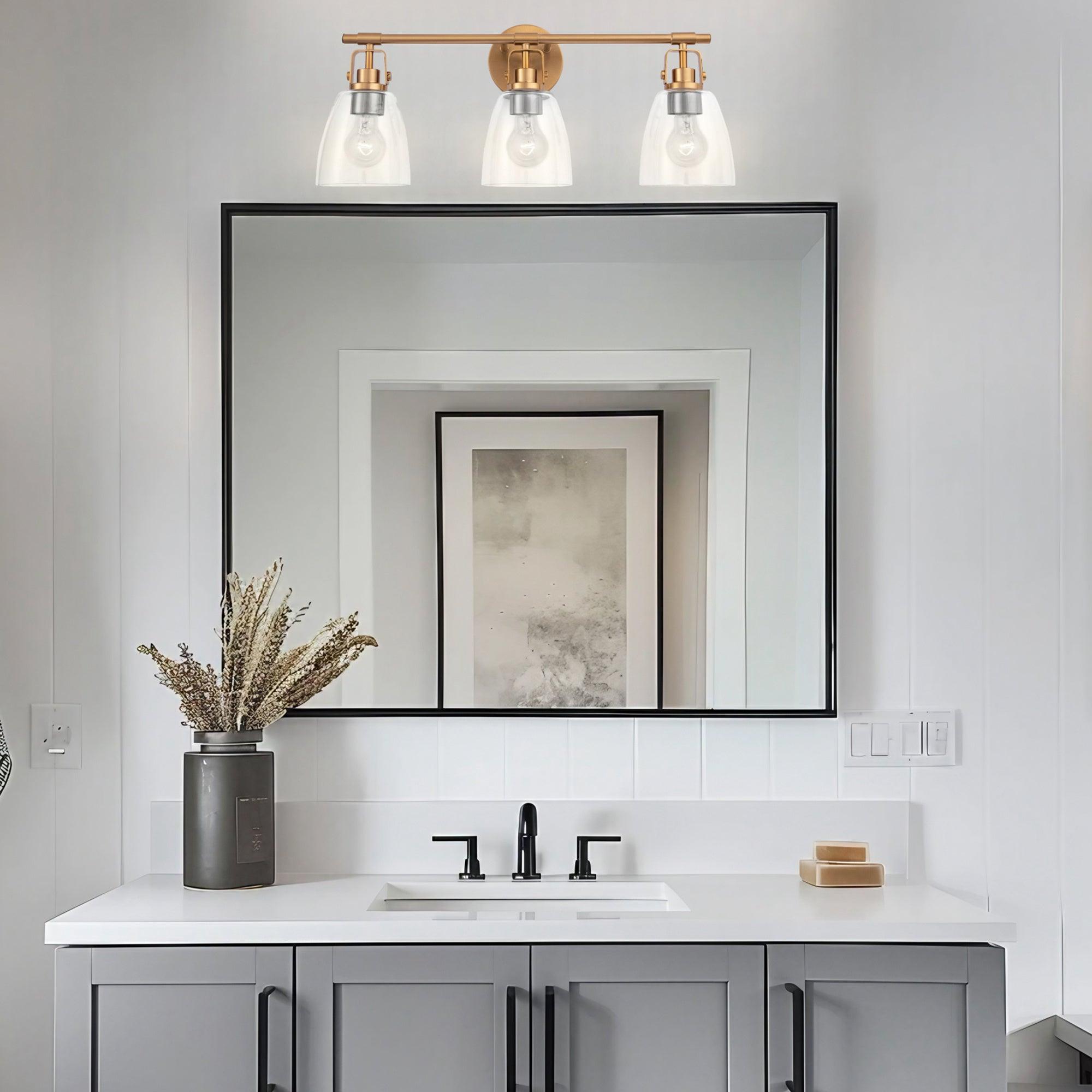 Modern Farmhouse Brilliance 3-Light Vanity Light
