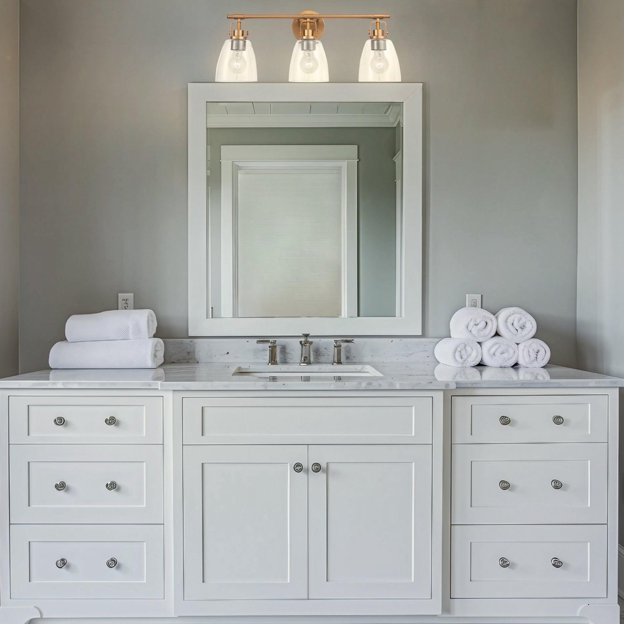 Modern Farmhouse Brilliance 3-Light Vanity Light