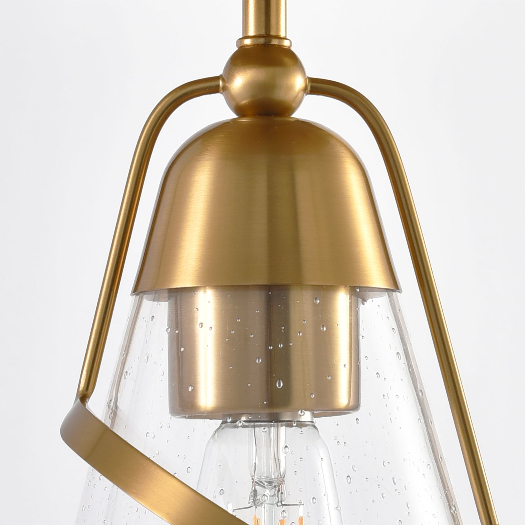 7 Inch Walker 1 Light Semi Flush Ceiling Light for Bedroom and Hallway