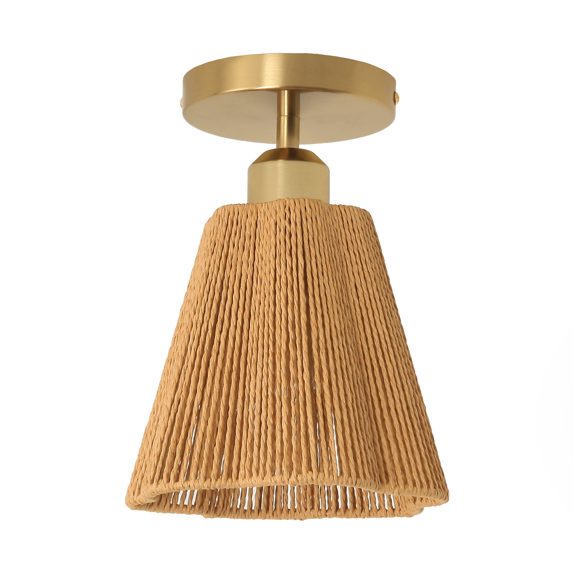 Yves 1 Light Semi Flush Mount Ceiling Light 7 Inch