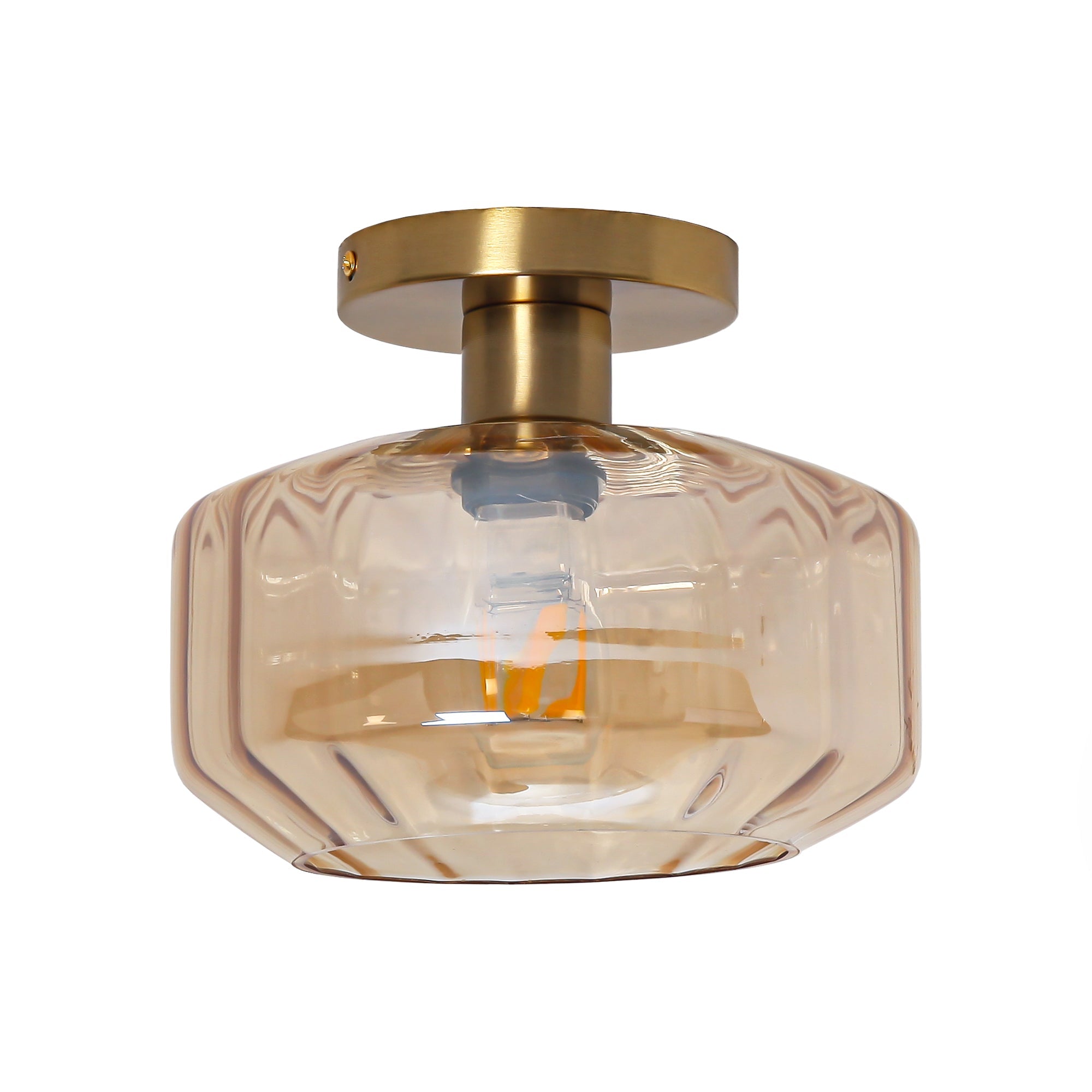 Gerald 1 Light Semi Flush Mount Ceiling Light 9 Inch