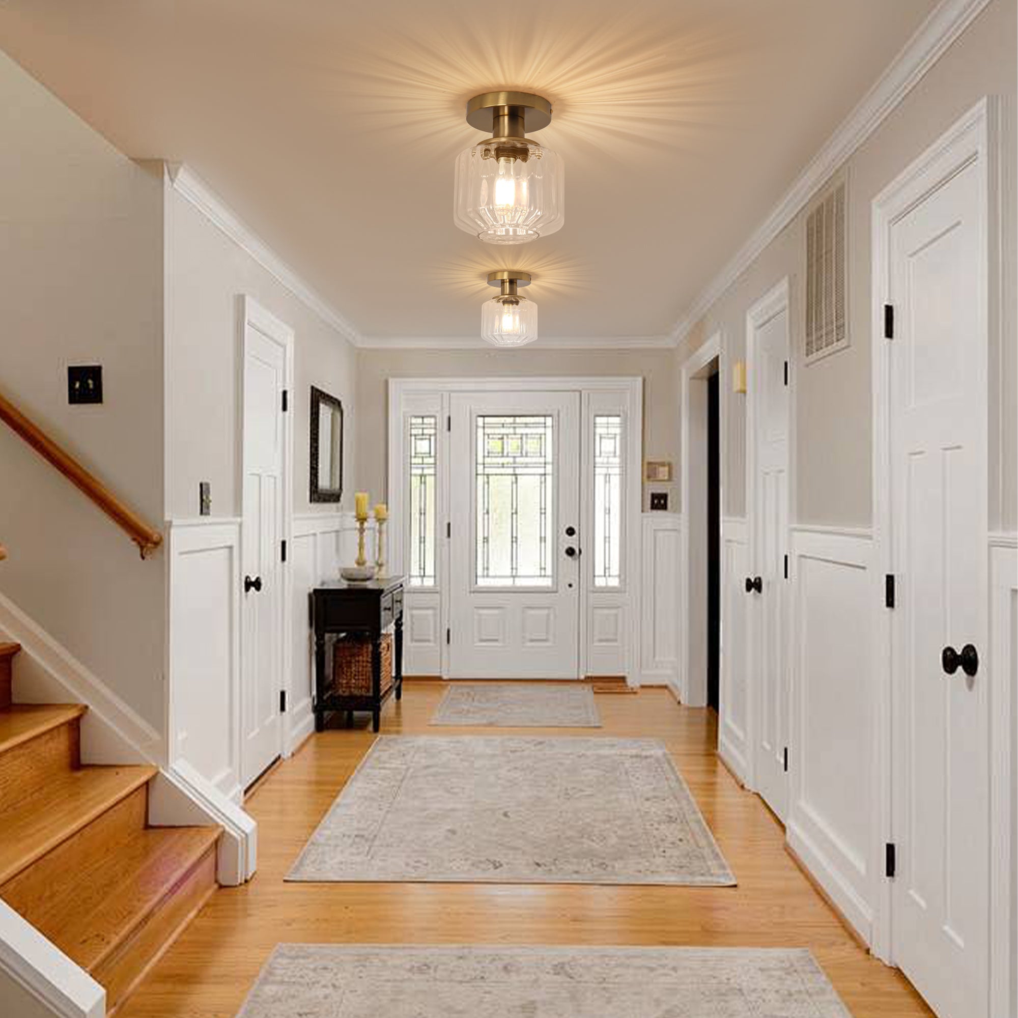 Marico 1 Light Semi Flush Mount Ceiling Light 6 Inch