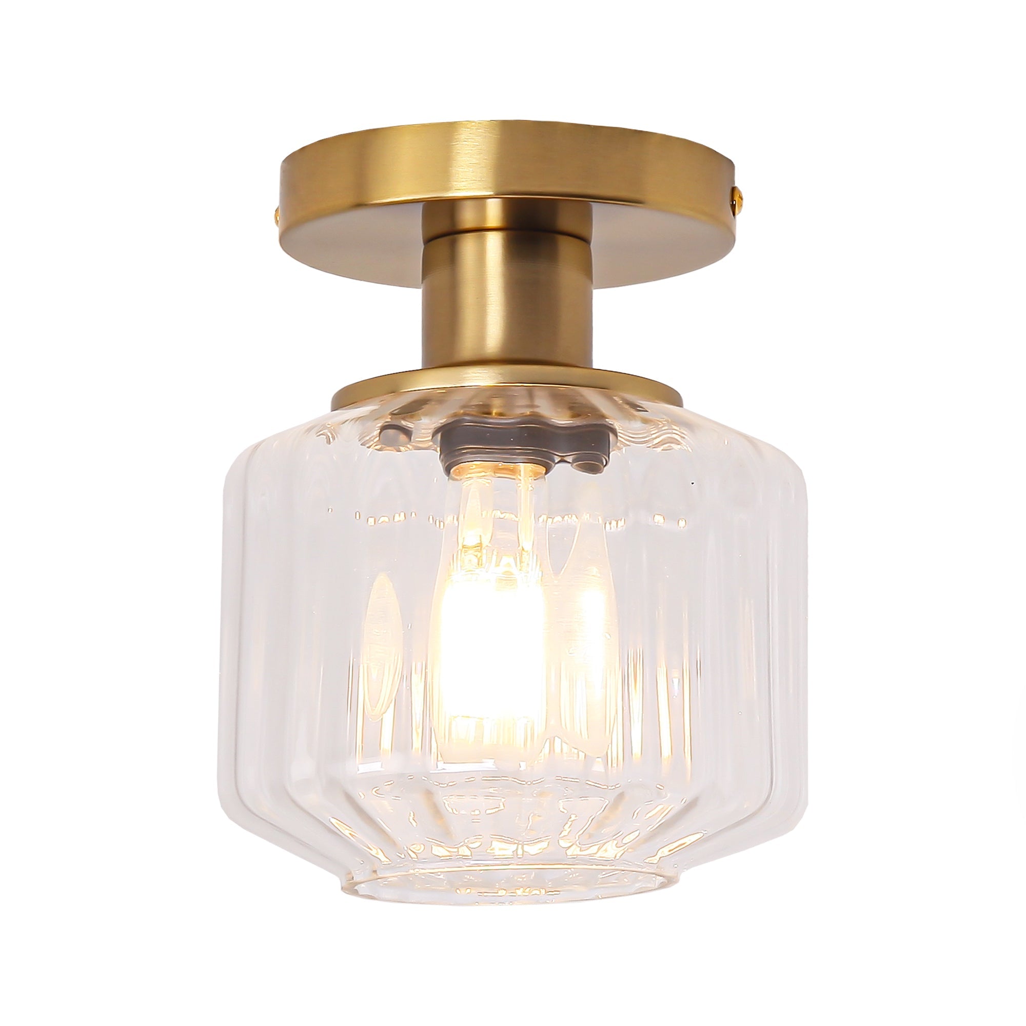 Marico 1 Light Semi Flush Mount Ceiling Light 6 Inch