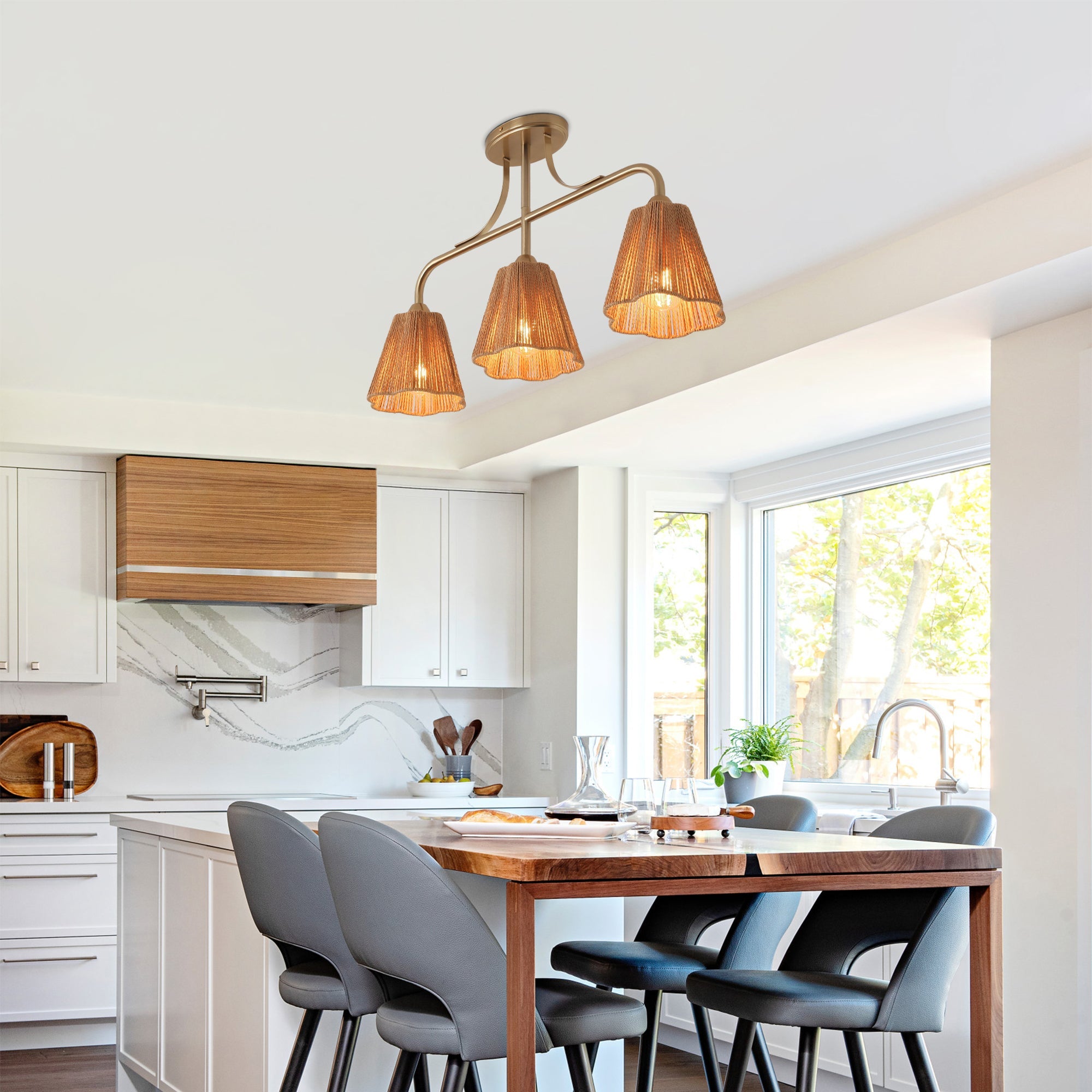 Paddy 3 Light Chandelier 30 Inch