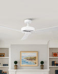 52" Zephra Wall Control 4 Speed Ceiling Fan