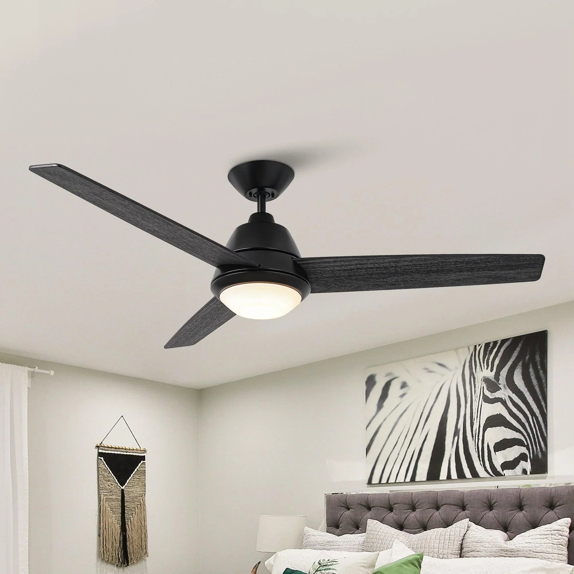 52" 4 Speed Wall Control Ceiling Fan