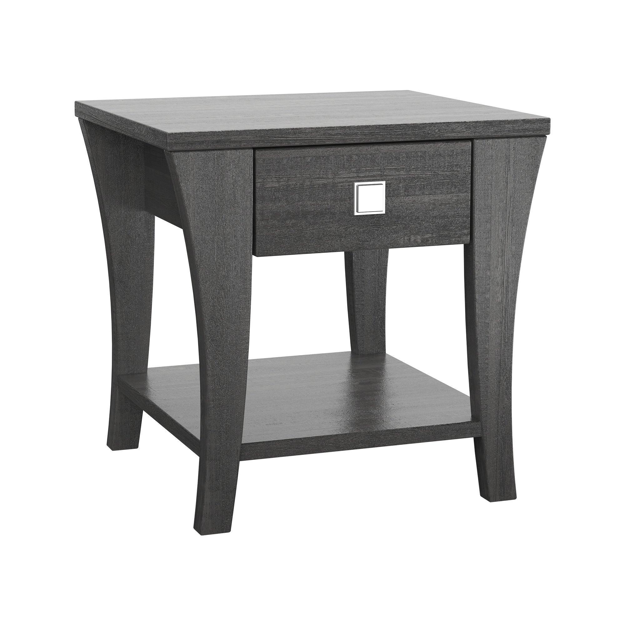 Amity Contemporary Gray End Table