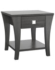 Amity Contemporary Gray End Table