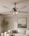 52" Kyla Industrial Caged Ceiling Fan