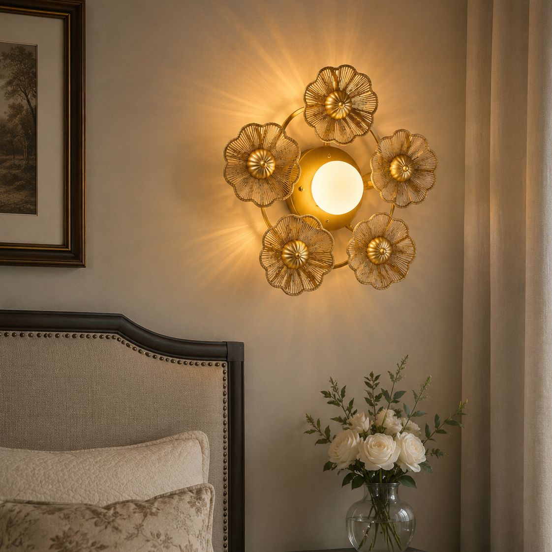Avery Boho Flush Mount Light with 6 Lights