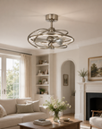 27" Bucholz Brushed Nickel Ceiling Fan