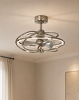 27" Bucholz Brushed Nickel Ceiling Fan
