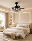 42" Modern Crystal Ceiling Fan