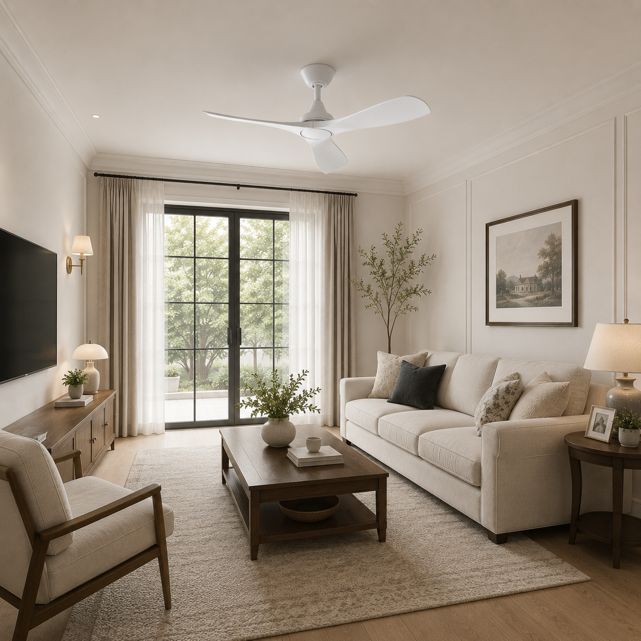 52" Jovie Ceiling Fan with Remote Control