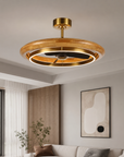 33" Quinn Electroplated Luxury LED Fandelier