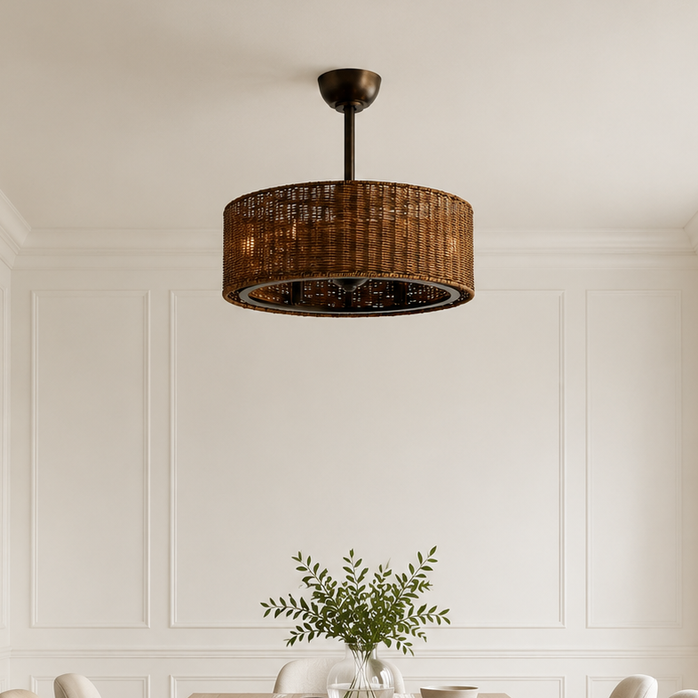 24" Farmhouse DC Motor Ceiling Fan