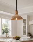 Maud 1-Light Black Modern Island Pendant Light