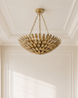 22" Verna Farmhouse Golden Chandelier